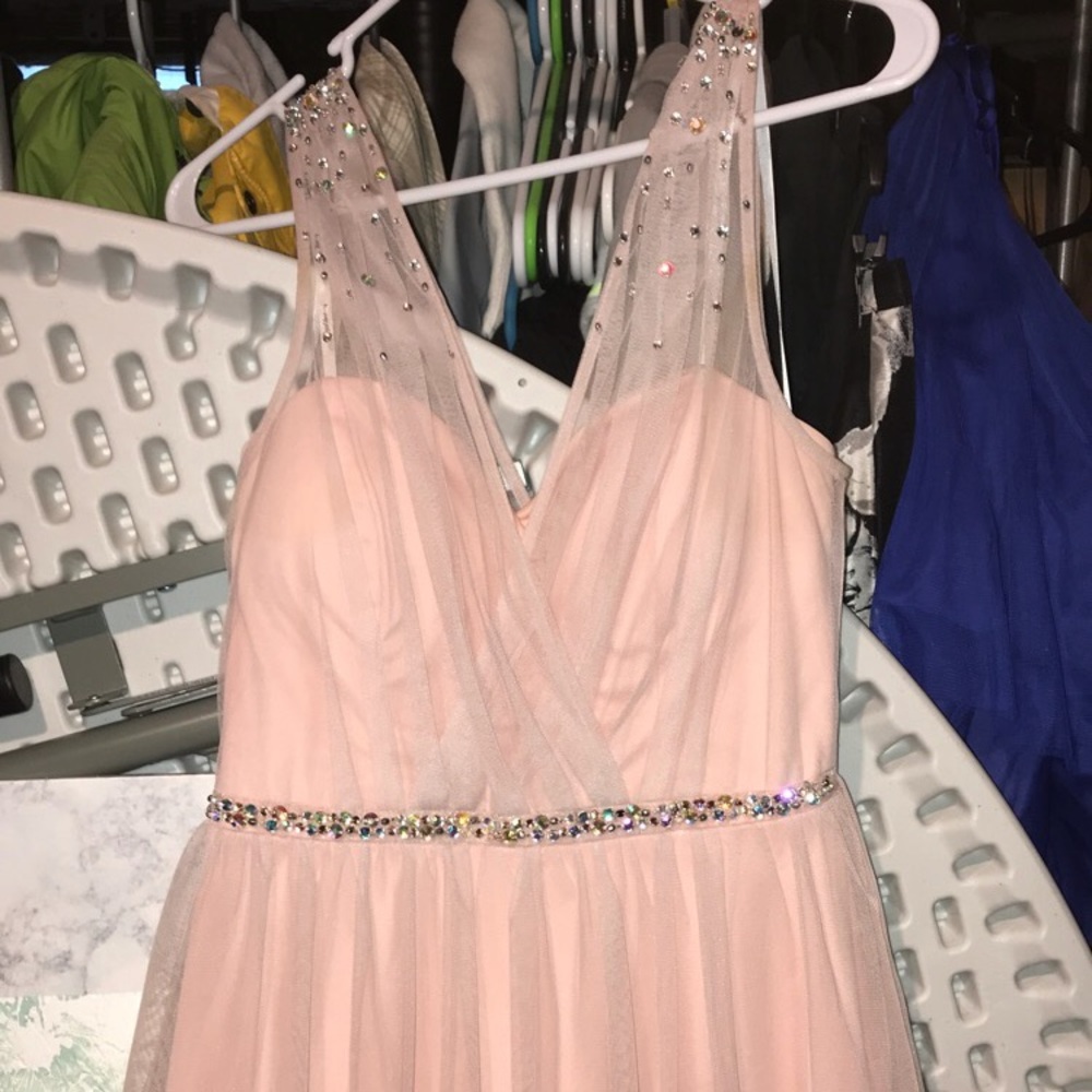 Short pink dress